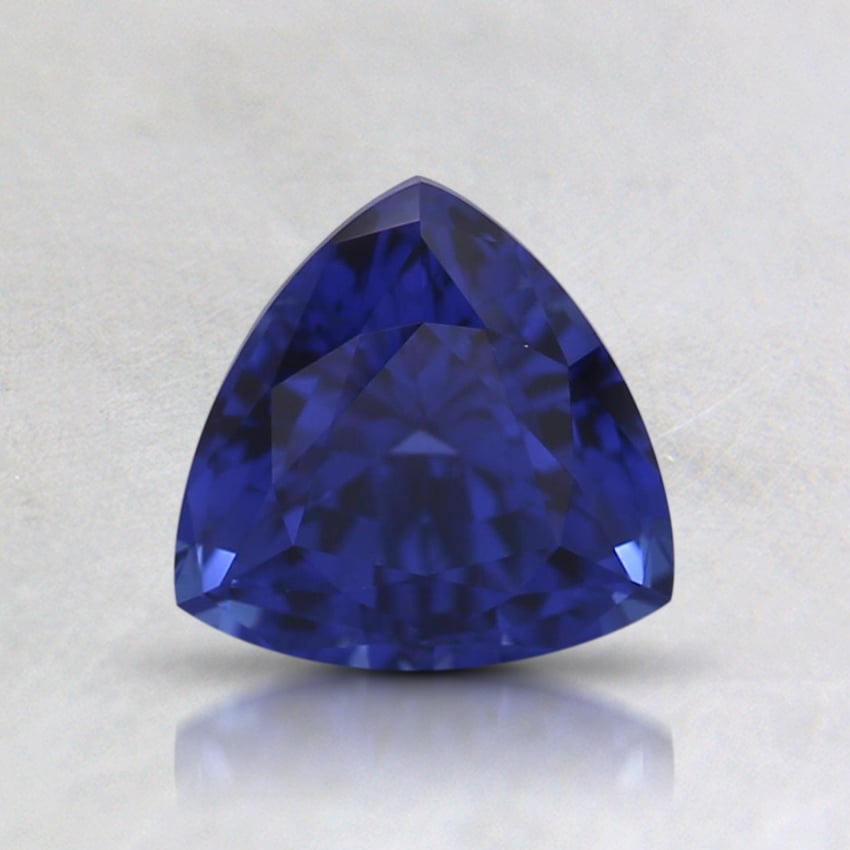 6mm Blue Trillion Lab Created Sapphire