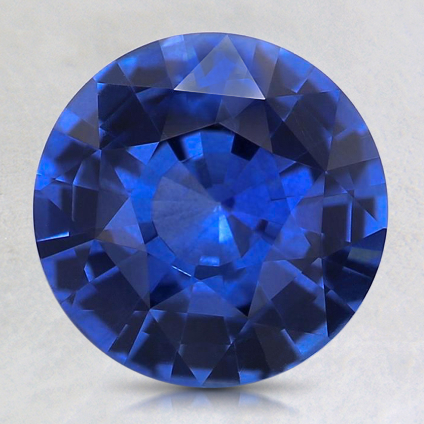 8.6mm Blue Round Sapphire