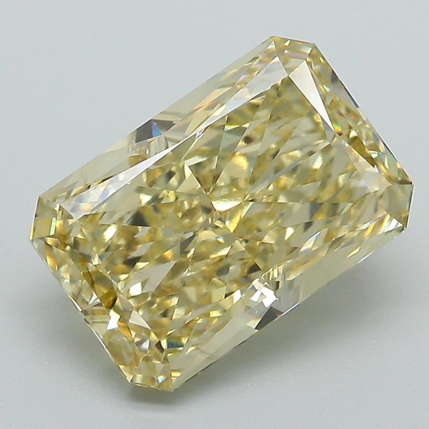 5.21 Ct. Fancy Intense Yellow Radiant Lab Grown Diamond