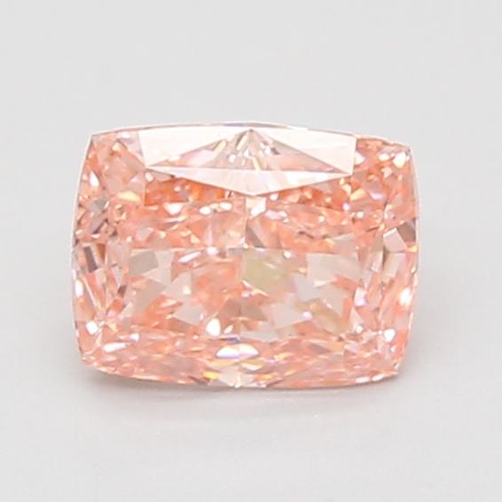 1.09 Ct. Fancy Vivid Pink Cushion Lab Grown Diamond