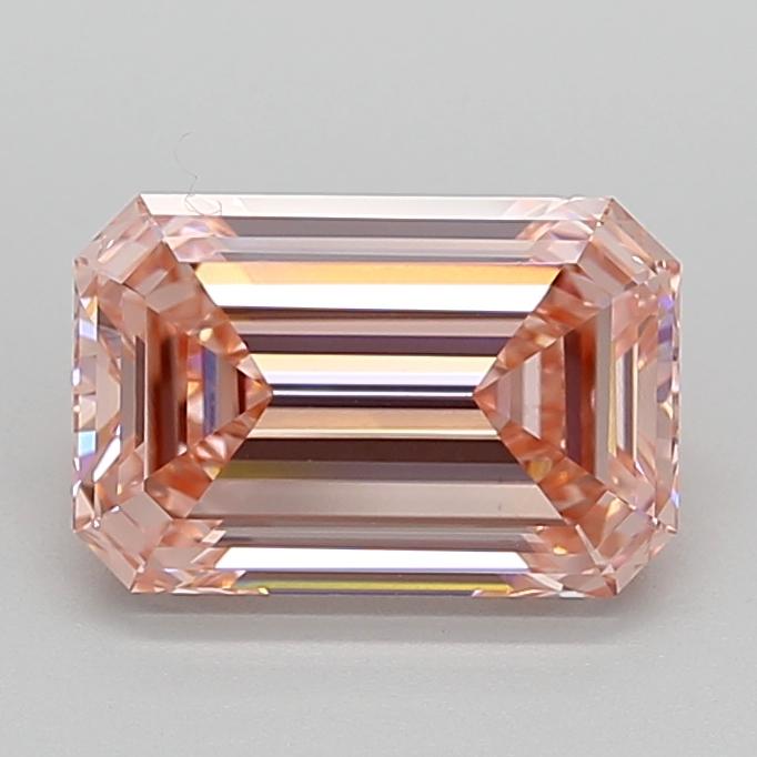 2.87 Ct. Fancy Intense  Pink Emerald Lab Grown Diamond