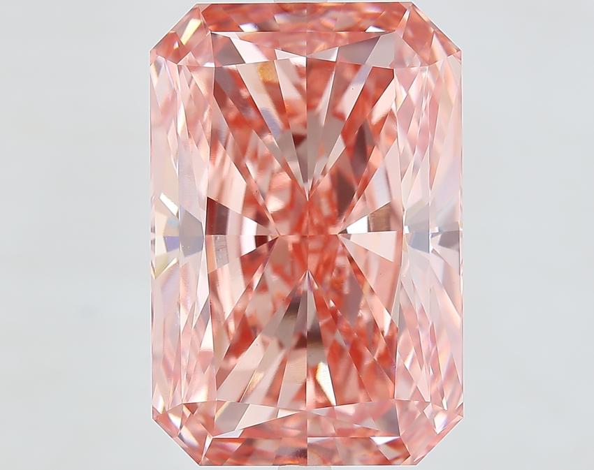 16.59 Ct. Fancy Vivid Pink Radiant Lab Grown Diamond