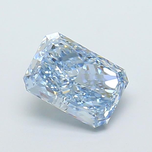 1.38 Ct. Fancy Vivid Blue Radiant Lab Grown Diamond