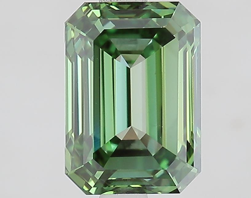 2.39 Ct. Fancy Vivid Green Emerald Lab Grown Diamond