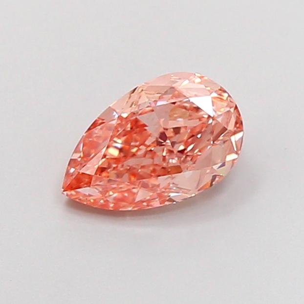 1.18 Ct. Fancy Intense Orangy Pink Pear Lab Grown Diamond