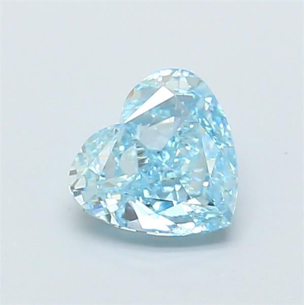 1.01 Ct. Fancy Intense  Blue Heart Lab Grown Diamond