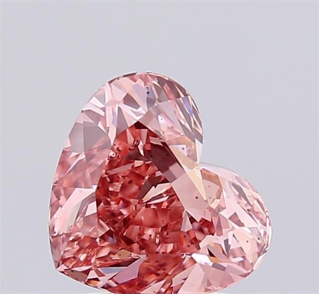 2.13 Ct. Fancy Vivid  Pink Heart Lab Grown Diamond