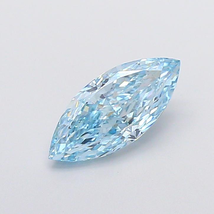 1.75 Ct. Fancy Vivid  Blue Marquise Lab Grown Diamond