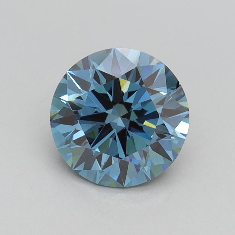 1.00 Ct. Fancy Vivid Blue Round Lab Grown Diamond