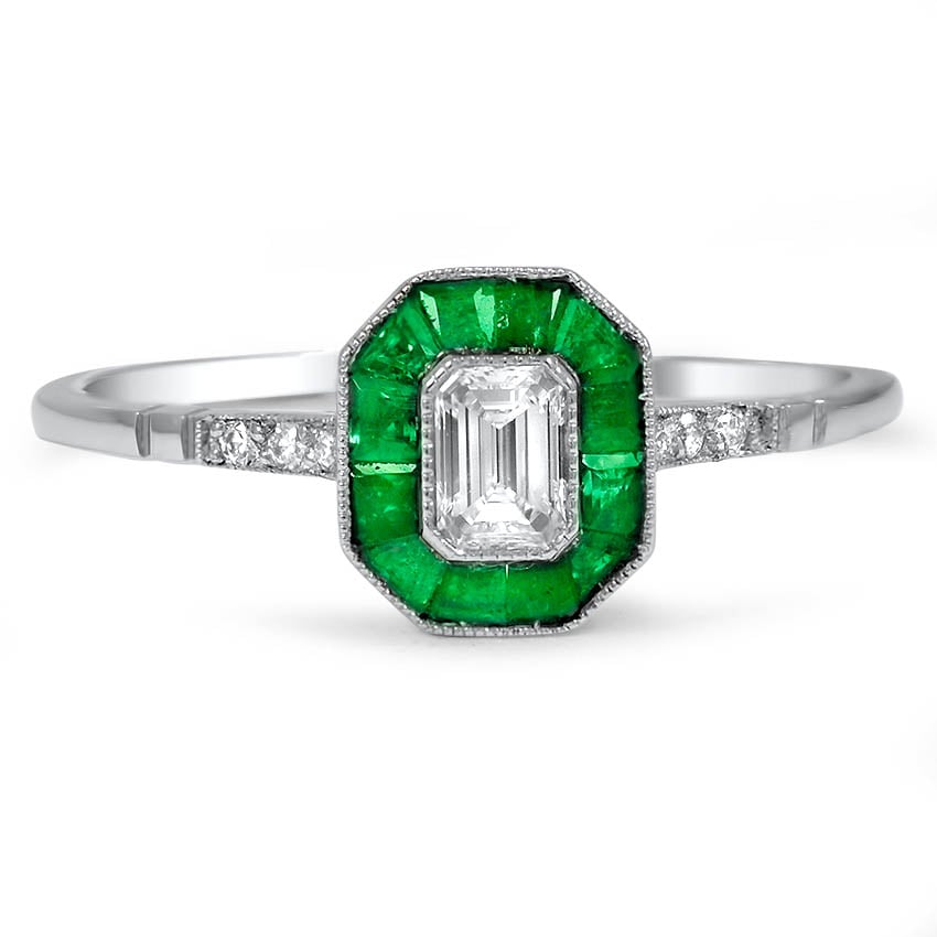 Art Deco Diamond Vintage Ring | Alyce | Brilliant Earth