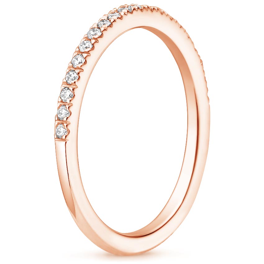 14K Rose Gold Ballad Diamond Ring (1/6 ct. tw.), large side view