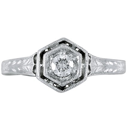 Art Deco Diamond Vintage Ring