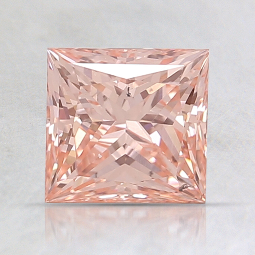 1.70 Ct. Fancy Intense Pink Princess Lab Created Diamond
