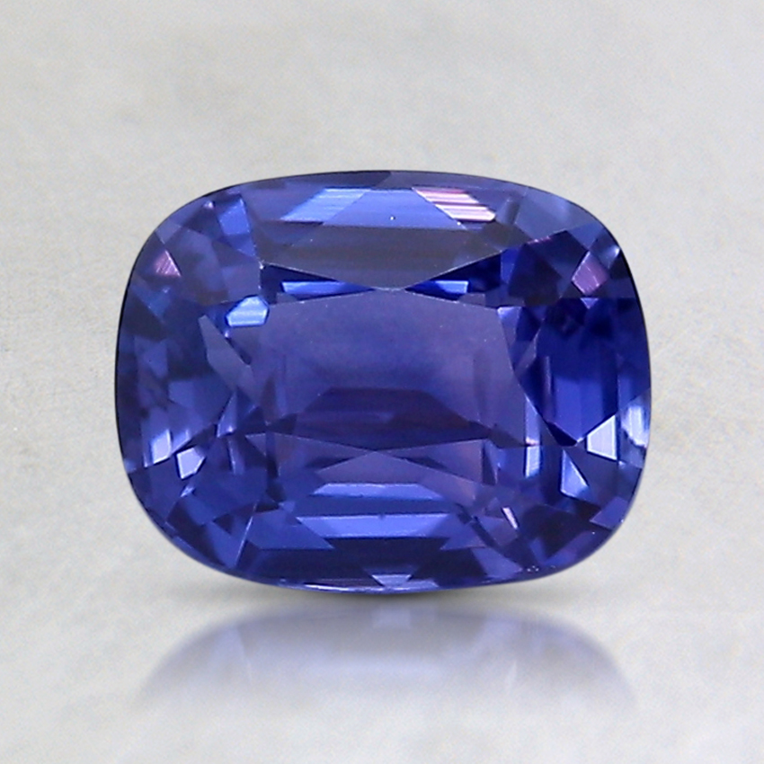 7.1x5.6mm Unheated Blue Cushion Sapphire