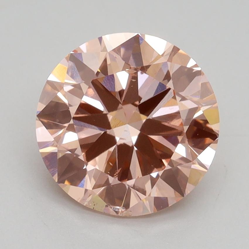 2.40 Ct. Fancy Intense Pink Round Lab Grown Diamond