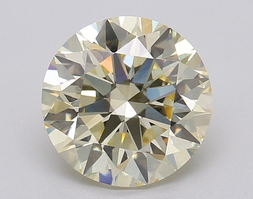 2.05 Ct. Fancy Light Yellow Round Lab Grown Diamond