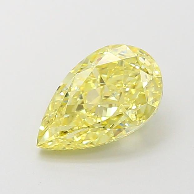 1.70 Ct. Fancy Intense Yellow Pear Lab Grown Diamond