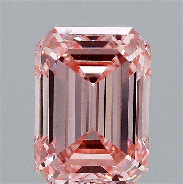 2.01 Ct. Fancy Vivid Pink Emerald Lab Grown Diamond