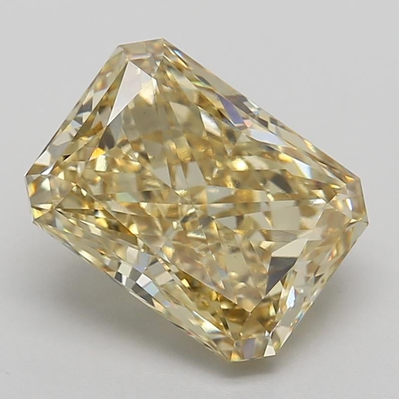 5.04 Ct. Fancy Intense  Yellow Radiant Lab Grown Diamond