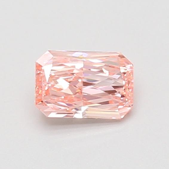 0.54 Ct. Fancy Vivid Pink Radiant Lab Grown Diamond