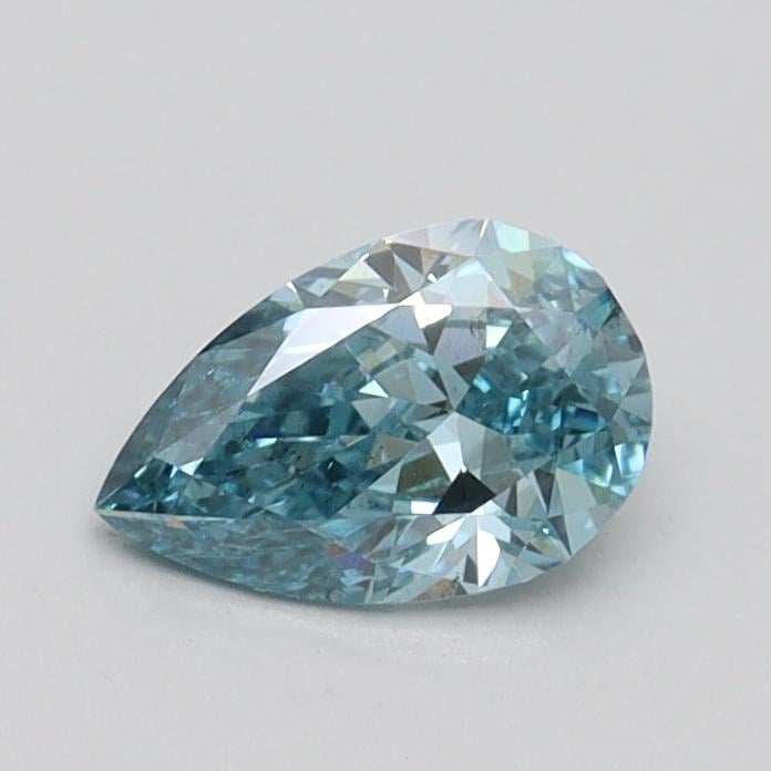 0.50 Ct. Fancy Vivid Blue Pear Lab Grown Diamond