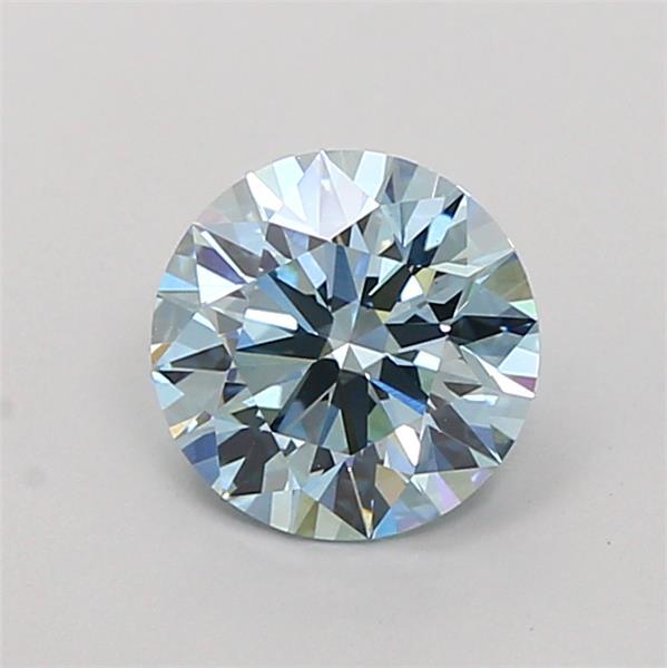 1.30 Ct. Fancy Vivid  Blue Round Lab Grown Diamond