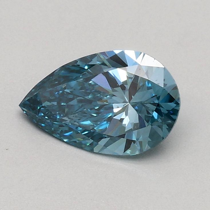 0.50 Ct. Fancy Vivid Blue Pear Lab Grown Diamond