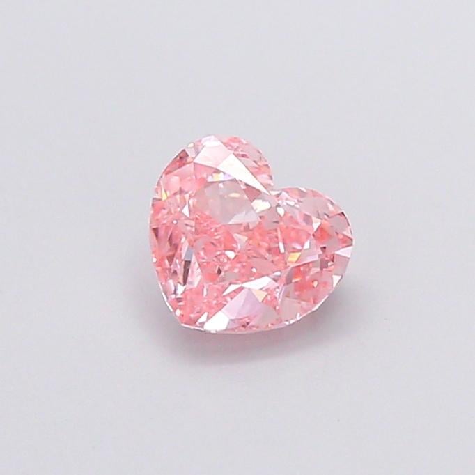 1.22 Ct. Fancy Vivid  Pink Heart Lab Grown Diamond
