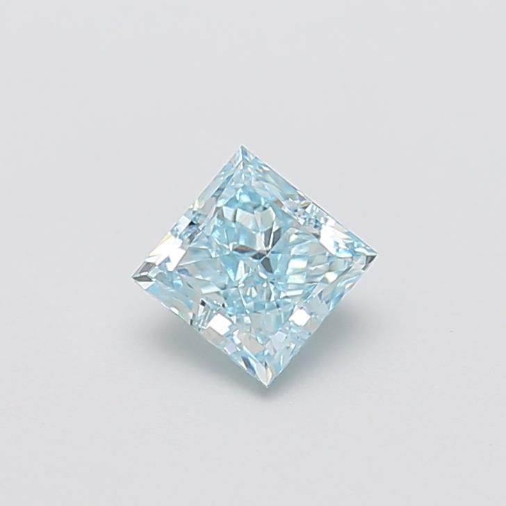 1.00 Ct. Fancy Intense  Blue Princess Lab Grown Diamond
