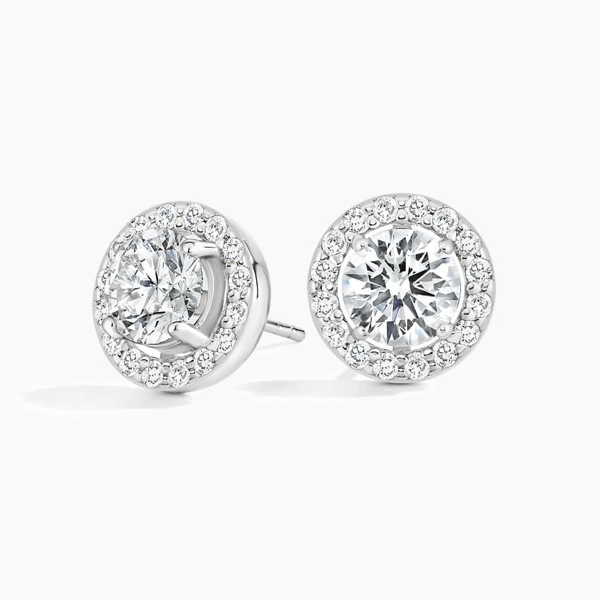 Sterling silver shimmering diamond earrings. 002-645-02132 | Holliday  Jewelry | Klamath Falls, OR