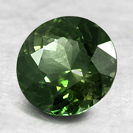8.2mm Unheated Green Round Sapphire