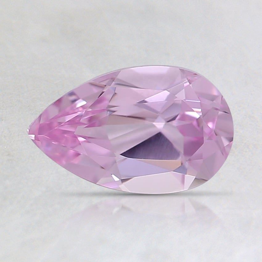 8x5mm Light Pink Pear Lab Grown Sapphire