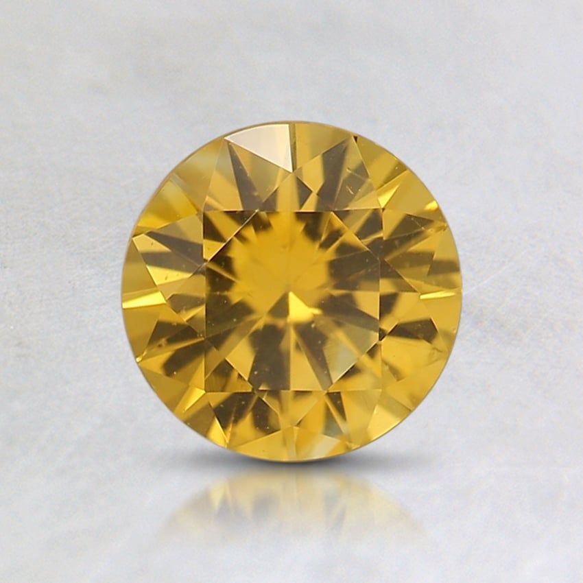 5.9mm Yellow Round Sapphire