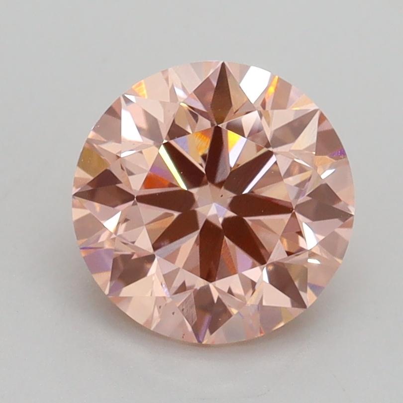 1.70 Ct. Fancy Intense Pink Round Lab Grown Diamond