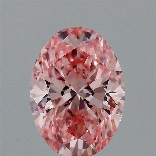 1.50 Ct. Fancy Vivid Pink Oval Lab Grown Diamond
