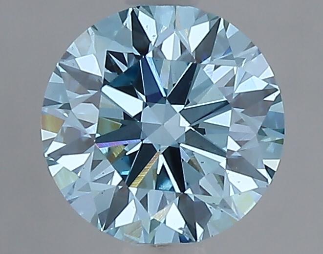 1.00 Ct. Fancy Vivid Blue Round Lab Grown Diamond