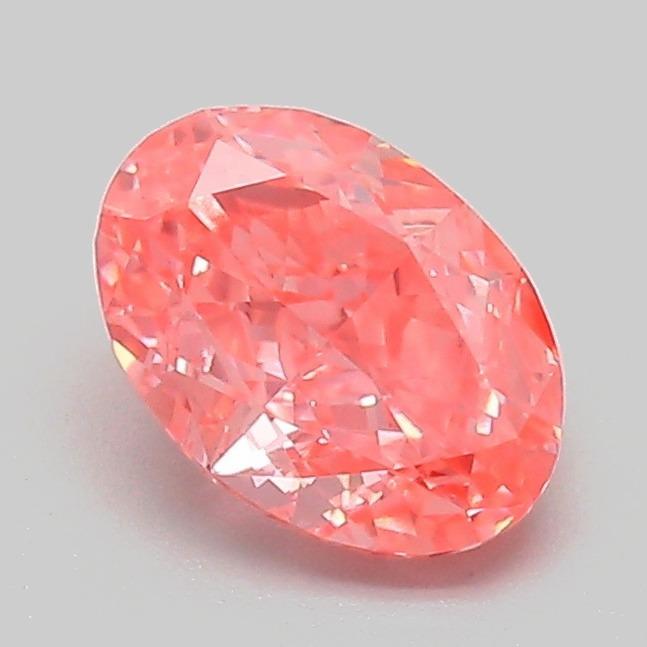 1.09 Ct. Fancy Vivid Pink Oval Lab Grown Diamond