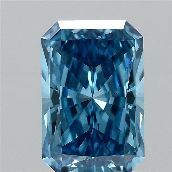 1.09 Ct. Fancy Vivid Blue Radiant Lab Grown Diamond