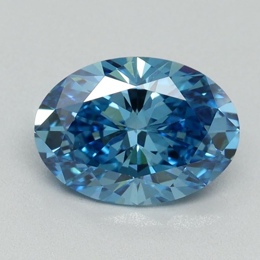 1.50 Ct. Fancy Vivid Blue Oval Lab Grown Diamond