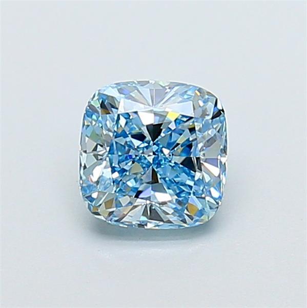 1.06 Ct. Fancy Intense Blue Cushion Lab Grown Diamond