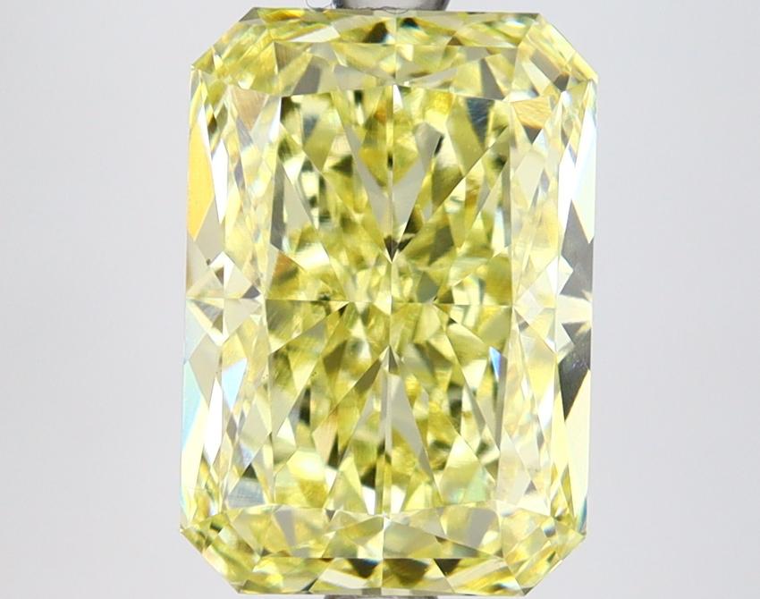 4.07 Ct. Fancy Yellow Radiant Lab Grown Diamond
