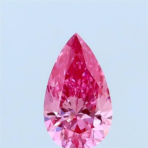 0.40 Ct. Fancy Vivid Pink Pear Lab Grown Diamond