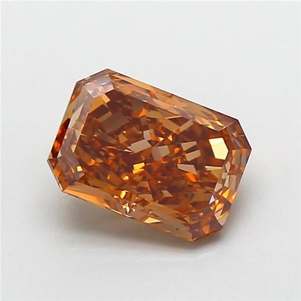 1.56 Ct. Fancy Brown Radiant Lab Grown Diamond