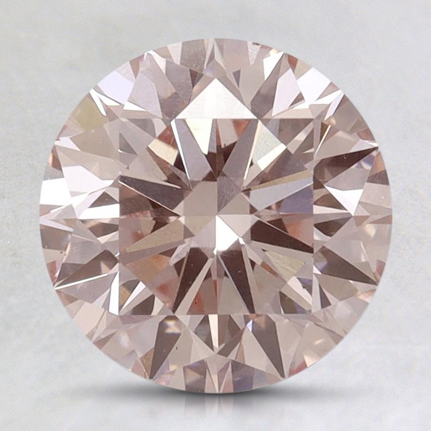 2.16 Ct. Fancy Intense Pink Round Lab Created Diamond