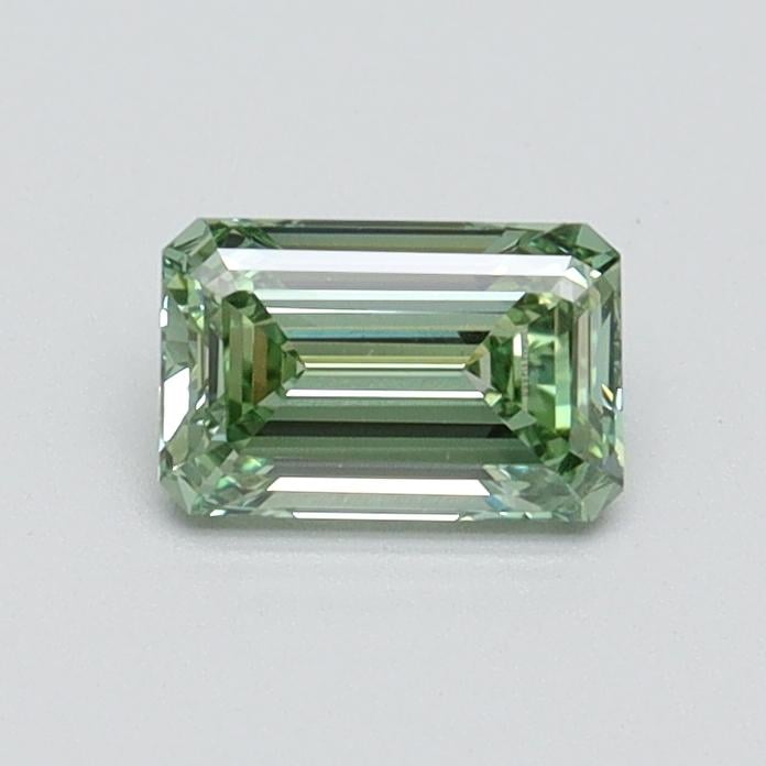 0.50 Ct. Fancy Intense Green Emerald Lab Grown Diamond