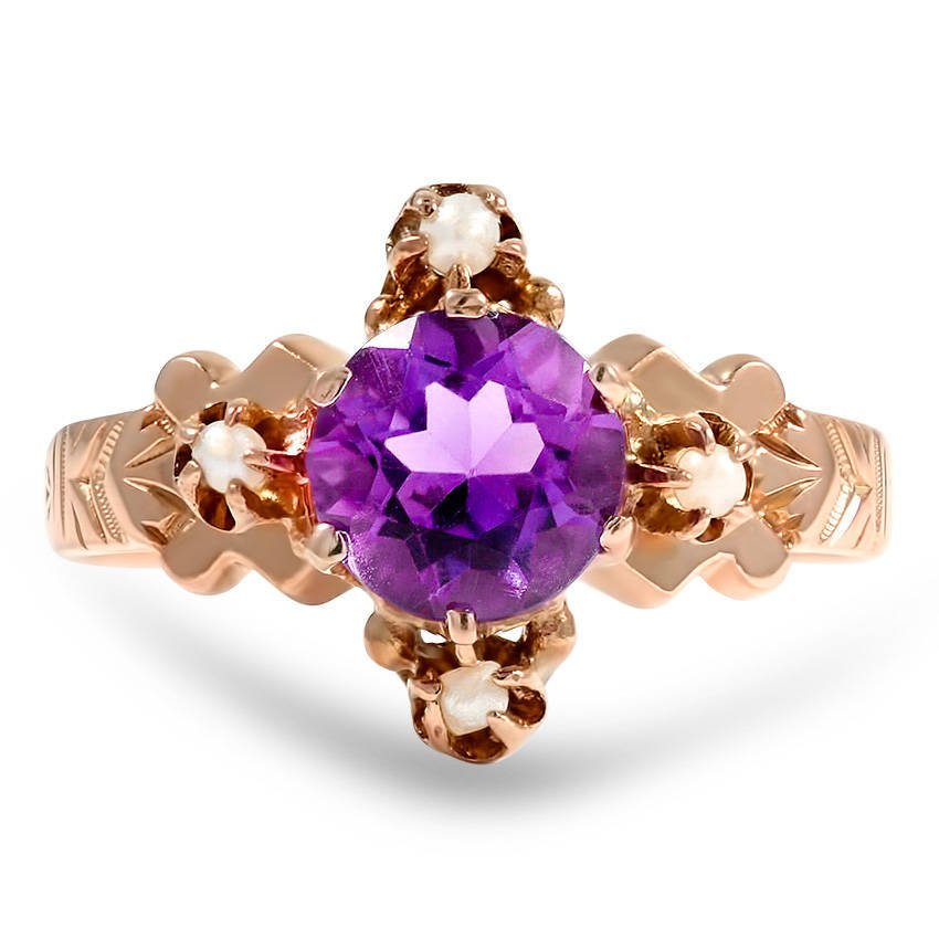 Victorian Amethyst Vintage Ring