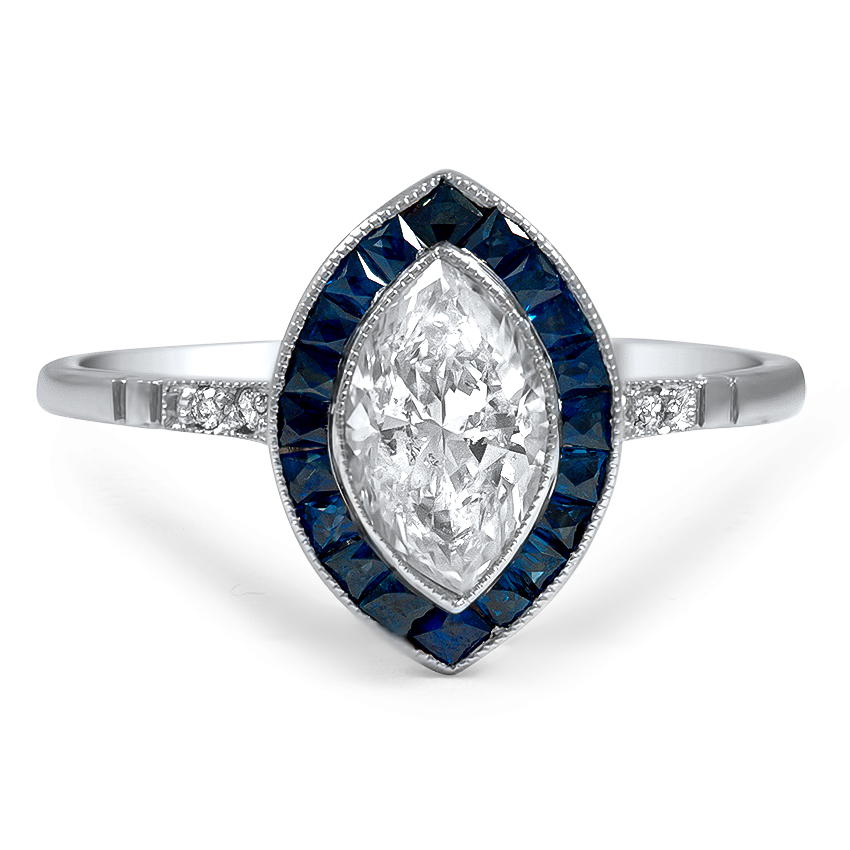 Art Deco Diamond Vintage Ring | Rickie | Brilliant Earth