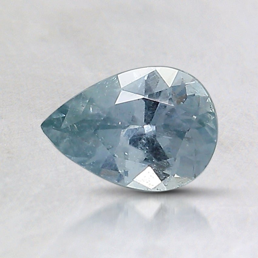 7x4.9mm Unheated Violet Pear Montana Sapphire