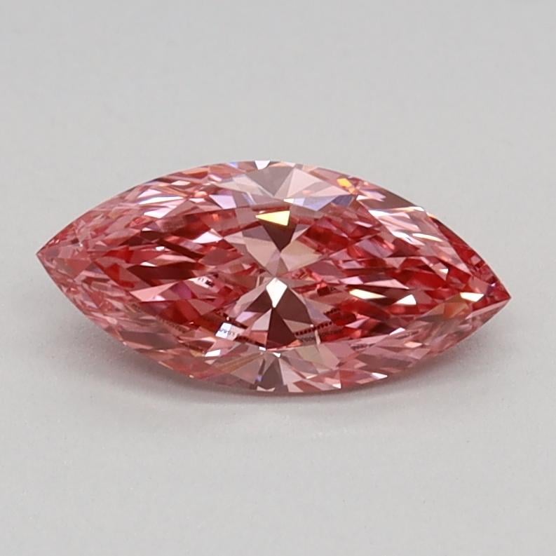 0.45 Ct. Fancy Vivid Pink Marquise Lab Grown Diamond