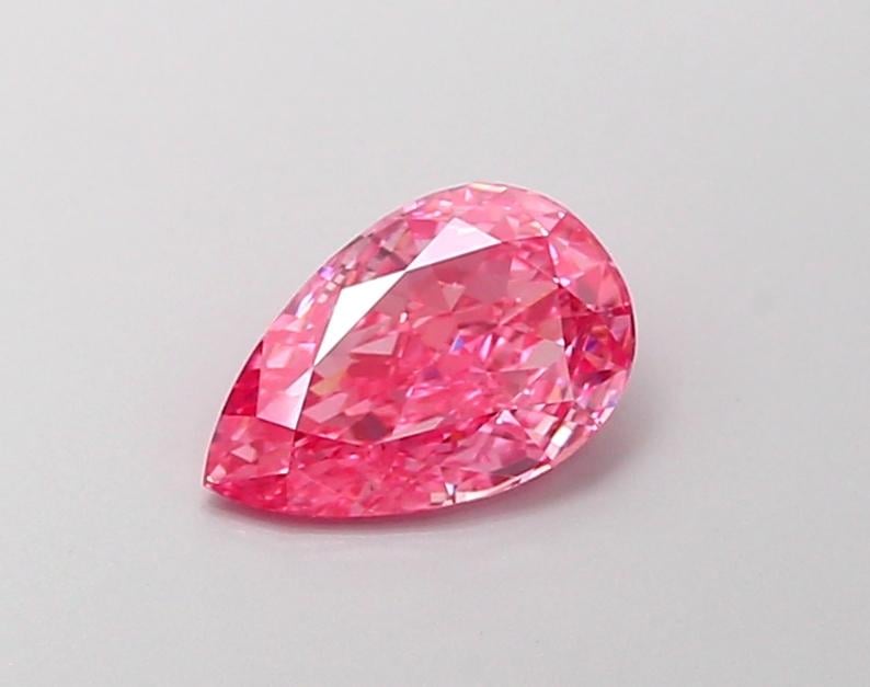 1.00 Ct. Fancy Vivid Pink Pear Lab Grown Diamond